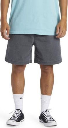 Quiksilver Taxer Stretch Drawstring Shorts in Black at Nordstrom Rack, Size Small