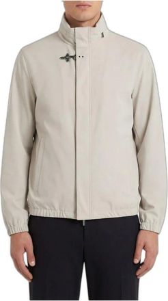 Fay Giacca con Chiusura a Leva - - Jackets - Uomo - Beige - M