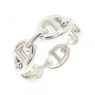 Herm&egrave;s Silver 925 Band Ring (Pre-Owned)