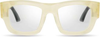 Bugatti Mens 51 mm White Opticals