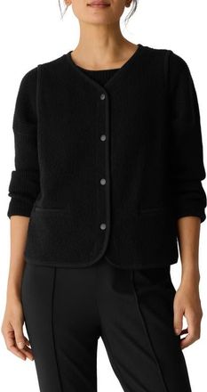 Eileen Fisher Stretch Organic Cotton V-Neck Vest in Black at Nordstrom, Size Xx-Small