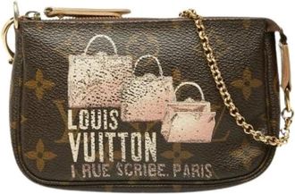 Louis Vuitton Pre-owned Mini Bags, female, Brown, Size: ONE SIZE Pre-owned Mini Pochette