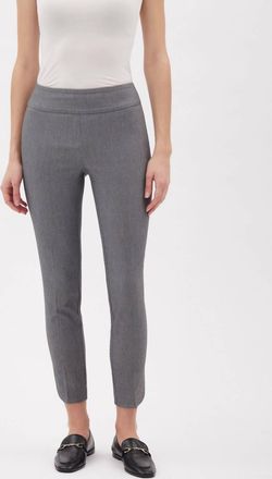 UP Ladies Dobby Petal Slit Pant In Black/white