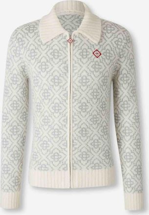 Casablanca Knit Zip Cardigan