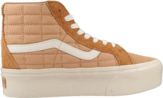 Vans Sk 8-Hi Reissue Plat Sneakers - Dames - Sneakers - Bruin - 37 EU - Schoenen