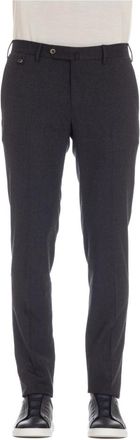 Pantaloni Torino Slim-fit Broeken - Heren - Slim Fit Broeken - Grijs - 3XL - Leer - Broeken