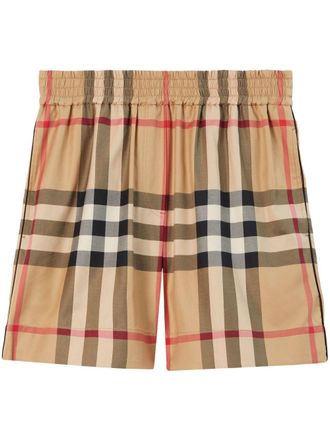 Burberry Shorts con motivo Vintage Check - Toni neutri