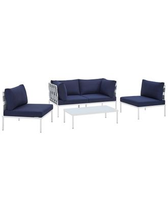 ModWay Harmony 4-Piece Sunbrella Outdoor Patio Seating Set