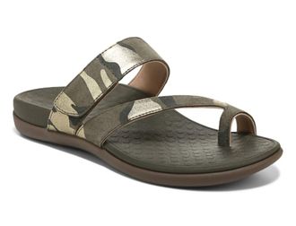 Vionic Womens Tide Morgan Sandal In Olive