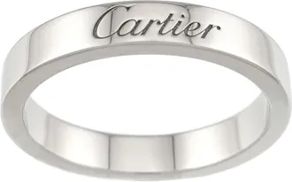 Cartier Platinum 950 Band Ring (Pre-Owned)
