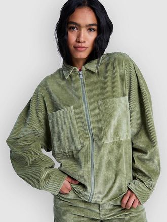 Roxy Chilled Out Washed Cord Camicia verde