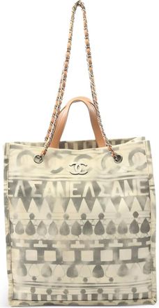 Chanel 2018 canvas shopper - Beige