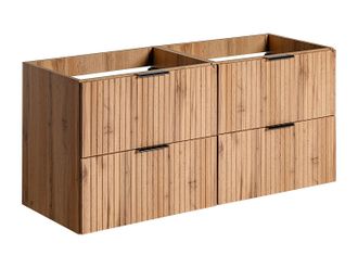 Vente-Unique Mueble suspendido bajo lavabo - Natural claro - Ancho 120 cm - ZEVARA