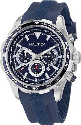 Nautica NST Chronograph Quartz Blue Dial Mens Watch NAPNSAS33