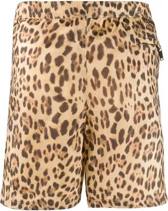 Valentino Garavani Leopard Print Swim Shorts