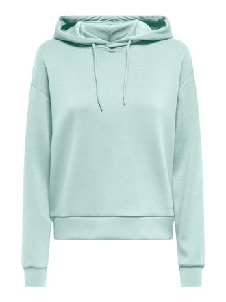 Only Play Kapuzensweatshirt ONLY PLAY ONPLOUNGE LS HOOD SWEAT - NOOS, Damen, Gr. XS, surf spray, Sweatware, Obermaterial: 80% Polyester, 15% Viskose, 5% Elastha