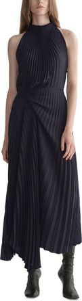 A.L.C. Simona Midi Dress In Navy