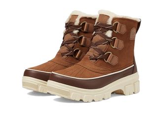 Sorel Tivolitm V Waterproof Womens Snow Shoes Velvet Tan/Tobacco : 5 B - Medium, Canvas/Leather/Rubber
