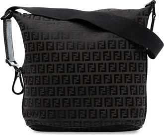 Fendi Pre-owned Shoulder Bags, female, Brown, Size: ONE SIZE Pre-owned Textured Shoulder Bag
