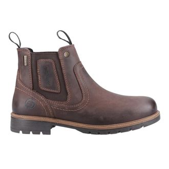Cotswold Heren Chipping Leren Enkellaarsjes (Bruin)