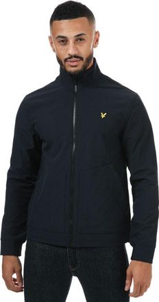 Lyle & Scott Mens And Funnel Neck Softshell Jacket in Navy - Size X-Large