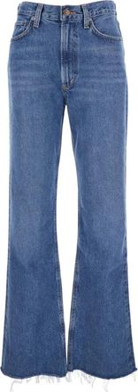 A Gold E Leena Jeans - Dames - Flared Jeans - Blauw - W29 - Katoen - Jeans