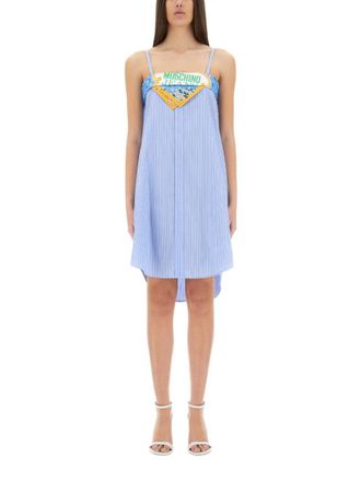 Moschino Patchwork Cotton Dress