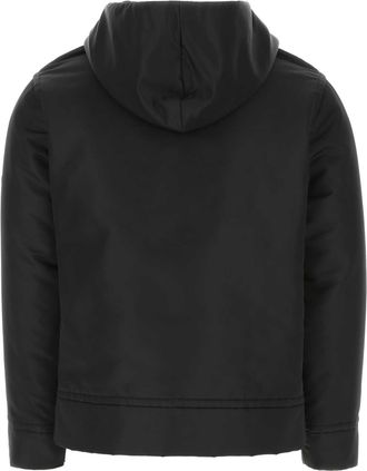 Valentino Garavani Mens Black Nylon Sweatshirt 0no Felpe Sweater