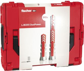 Fischer Anclajes Fischer Duopower Sin Tornillo, Surtido 910 Anclajes En L-boxx