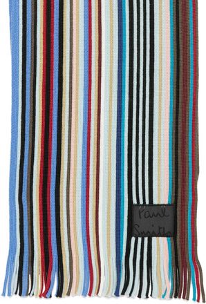 Paul Smith Artist Stripe Scarf - Royal Blue