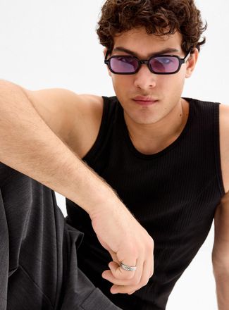 Le 31 Mens Bustier insert ribbed tank Imported from Seoul