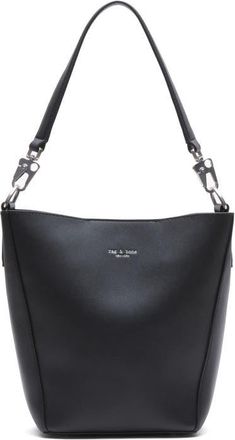 Rag & Bone Parker Leather Bucket Bag in Black at Nordstrom