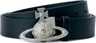Vivienne Westwood Riemen Zwart - unisex - Riemen - Zwart - M - Leer - Accessoires