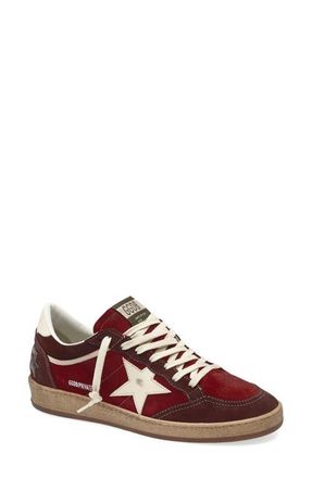 Golden Goose Ball Star Sneaker in Brown/Red/White at Nordstrom, Size 10Us