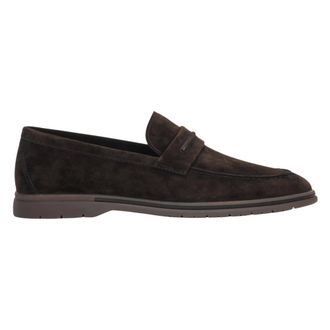 Estro & Luminara Loafers, male, Brown, Size: 12 US Velour Loafers