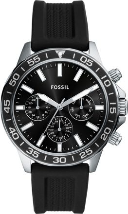 Fossil Mens Bannon 45mm Multifunction, Stainless Steel Watch, BQ2494