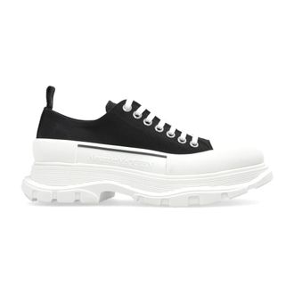 Alexander McQueen Alexander McQueen, Sneakers, male, Black, Size: 11 1/2 US Tread Slick Lace Up