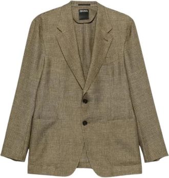 Ermenegildo Zegna Formele Jas - Heren - Business blazers - Bruin - L - Kostuums