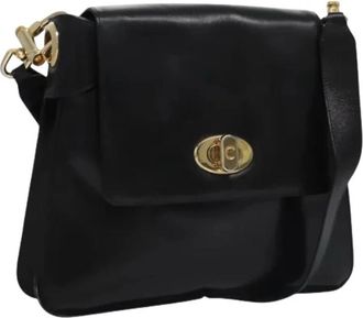 Celine Pre-owned Vintage Schoudertas - Dames - Vintage Schoudertas - Zwart - ONE Size - Leer - Vintage