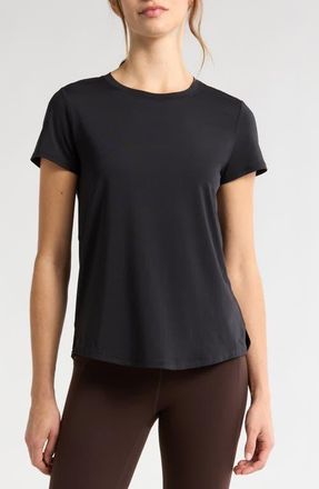 Zella Power T-Shirt in Black at Nordstrom, Size X-Small