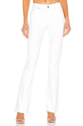 Paige High Rise Manhattan Boot Jeans In Crisp White