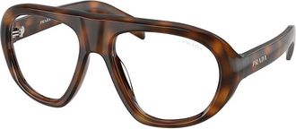 Prada PR C05SF Blue-Light Block Asian Fit 20D08N Womens Sunglasses Tortoiseshell Size 56
