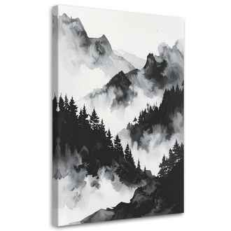 Feeby Impresi&oacute;n De Imagen, Monta&ntilde;as En La Niebla, 80x120