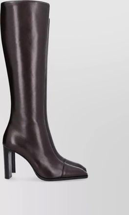 Saint Laurent lambskin knee-high boots