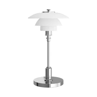 Louis Poulsen PH 1/1 Portable Akku LED-Tischleuchte, Hochglanzverchromt