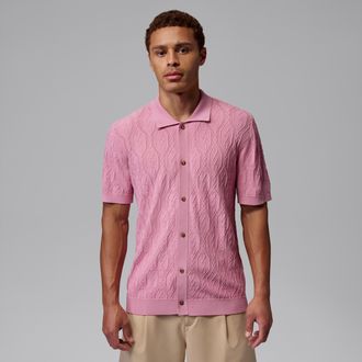 Nike Jordan Mens Jordan Sport Golf Button-Down in Pink | II7267-699