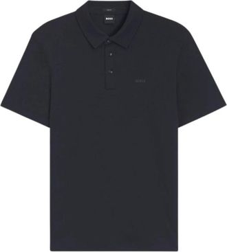 HUGO BOSS Tops > Poloshirts - Heren - Polos - Blauw - M - Tops