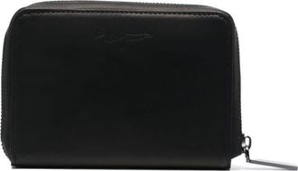 Yohji Yamamoto twist-lock detail wallet - women - Calf Leather - One Size - Black
