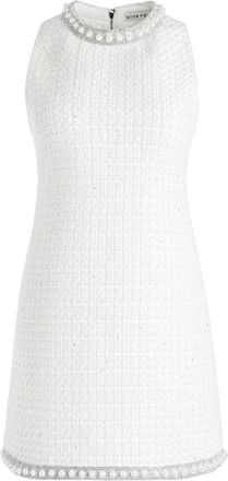 Alice & Olivia Alice and Olivia White Coley Embellished Mini dress Size XS