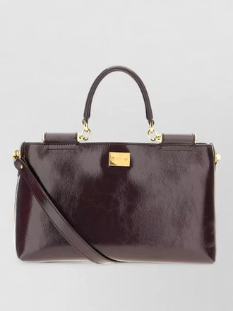 Dolce & Gabbana vittoria leather shoulder bag detachable strap